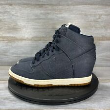 Tênis Nike Dunk Sky Hi Essential 644877-400 denim chiclete anabela escondida tamanho 9.5 comprar usado  Enviando para Brazil