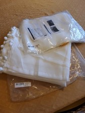 Pair white pom for sale  THETFORD