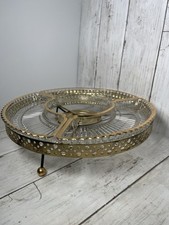 Vintage brass glass for sale  Eastpointe
