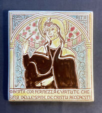 Vintage piastrella maiolica usato  Italia