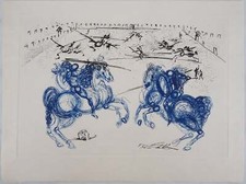 Salvador dali cavaliers d'occasion  Paris XII