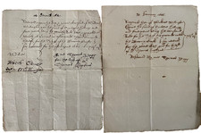 1641 paper manuscript for sale  REDHILL