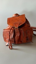 Zaino vintage cuoio usato  Sorso