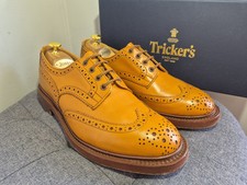 Trickers 'Bourton' Acorn Antique Brown  Country Brogue Shoes Brown UK 9.5 for sale  DONCASTER