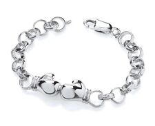 Pulseira Belcher de Prata Esterlina (925) Infantil/Menino - Luva de Boxe ~ 6 polegadas comprar usado  Enviando para Brazil