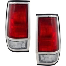 Conjunto de 2 lanternas traseiras para 85-86 Nissan 720 LH e RH lentes claras e vermelhas comprar usado  Enviando para Brazil