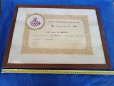 Diploma merito volante usato  Santena