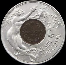 Centesimo 1904 gettone usato  Racale