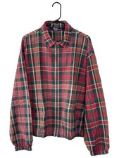 Jaqueta Polo por Ralph Lauren Xadrez Harrington Vermelha Xadrez Tartan Vintage - Masculina GG, usado comprar usado  Enviando para Brazil