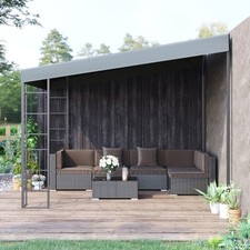Outsunny Pergola 4 x 3 m Pawilon Pawilon ogrodowy Zadaszenie Namiot Poliester na sprzedaż  Wysyłka do Poland