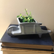Wheelbarrow planter blue for sale  Princeton
