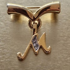 Goldtone letter dangly for sale  FARNBOROUGH