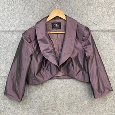 Usado, Jaqueta Anthea Crawford Feminina M Roxa Brilho Bolero Festa Coquetel Formal 44834 comprar usado  Enviando para Brazil