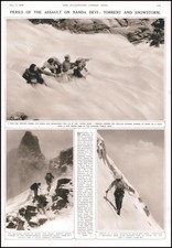 1936 ÍNDIA Nanda Devi British American Expedition Ascent Porters Rhamani (367) comprar usado  Enviando para Brazil