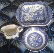 Willow pattern jug for sale  OSWESTRY