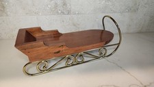 Wooden sleigh decor for sale  Kearny