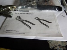 Loch nietzange gebraucht kaufen  Kleve