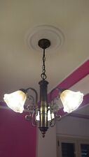 Lampadario ottone sospensione usato  Reggio Calabria