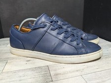 Tênis tênis masculino Calvin Klein Freddie couro azul tamanho 10  comprar usado  Enviando para Brazil