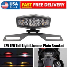 Luz de freio traseira de motocicleta 12V placa de licença conjunto de sinal de seta × 1 peça comprar usado  Enviando para Brazil