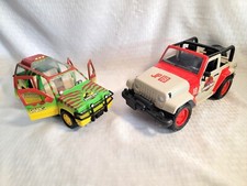 Veículo Jurassic Park Ford Explorer 2020 e JP18 Jeep Wrangler 2014, Jada, controle remoto, usado comprar usado  Enviando para Brazil