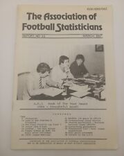 association football statisticians for sale  TUNBRIDGE WELLS