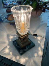 Crystal hurricane lamp for sale  Freeport