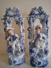 Pair porcelain victorian for sale  KENILWORTH