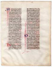 Illuminated manuscript vellum for sale  Oklahoma City