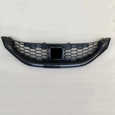Grelha de favo de mel preta padrão fibra de carbono para 2013-2015 9º Honda Civic Sedan comprar usado  Enviando para Brazil