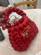 Borsa artigianale intrecciata usato  Treviso