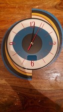 Retro clock wall for sale  KIRKCALDY