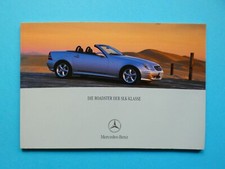 Prospekt mercedes r170 gebraucht kaufen  Augsburg