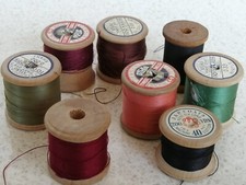 Vintage wooden cotton for sale  TONBRIDGE