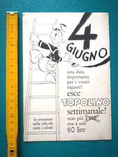 Clipping giornale topolino usato  Italia