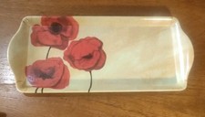 Tea tray poppy for sale  HUNTINGDON