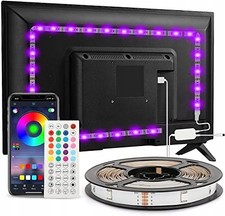 Używany, Taśma LED Enteenly 3m RGB LED Podświetlenie do telewizora 40-55 cali na sprzedaż  PL