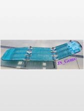 Cadeira Tri Dobrável Vintage Anos 80 Espreguiçadeira Externa Gramado Praia Aqua Teal comprar usado  Enviando para Brazil