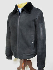 Shearling sheepskin black for sale  Waterbury