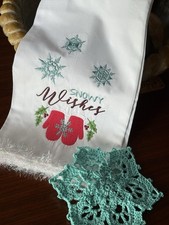 Máquina de desejos nevados saco de farinha bordado toalha/floco de neve pano de prato/novo/EUA, usado comprar usado Máquina de desejos nevados saco de farinha bordado toalha/floco de neve pano de prato/novo/EUA, usado comprar usado  Enviando para Brazil