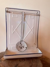 Suporte utilitário de cozinha branco esmalte francês, decoração de cozinha comprar usado Suporte utilitário de cozinha branco esmalte francês, decoração de cozinha comprar usado  Enviando para Brazil