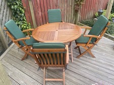 Hardwood 5pc garden for sale  WAKEFIELD