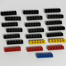 Lote LEGO 21 1x6 TECHNIC BRICKS - Feixe cravejado peças a granel furos 3894, usado comprar usado  Enviando para Brazil