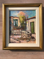 Tableau huile toile d'occasion  Montivilliers