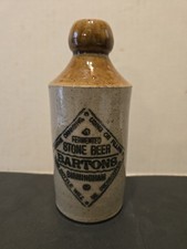 Antiga garrafa de cerveja de pedra fermentada Barton's Birmingham, usado comprar usado  Enviando para Brazil