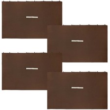 Conjunto de 4 Cortinas de Poliéster Gazebo Parede Lateral - Marrom por Sunnydaze comprar usado  Enviando para Brazil