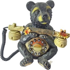 Collections ect - Telefone mostrador urso preto design exclusivo decoração country comprar usado  Enviando para Brazil