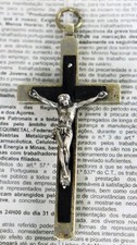 1900 Ca. Crucifixo de latão e ébano Inri Antigo comprar usado  Enviando para Brazil
