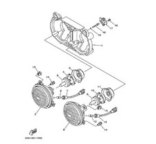 Yamaha scheinwerfer tdr125 gebraucht kaufen  Iserlohn