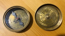 Brass pocket compass for sale  EDINBURGH